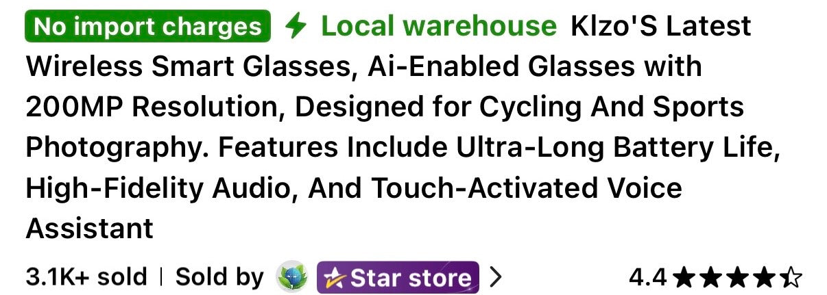 AI Smart Glasses